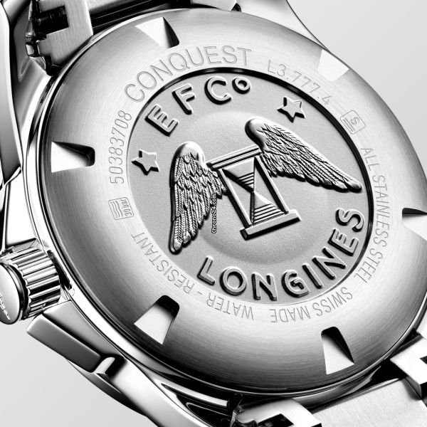 IMG_9081 Longines Conquest Mens watch Unisex Automatic Steel L3.777.4.99.6 Replica 4