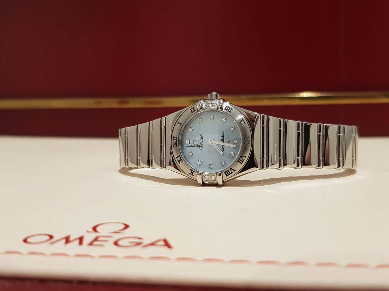 IMG_9081 Omega Constellation Womens watch Quartz Steel 1566.86.00 Replica 4