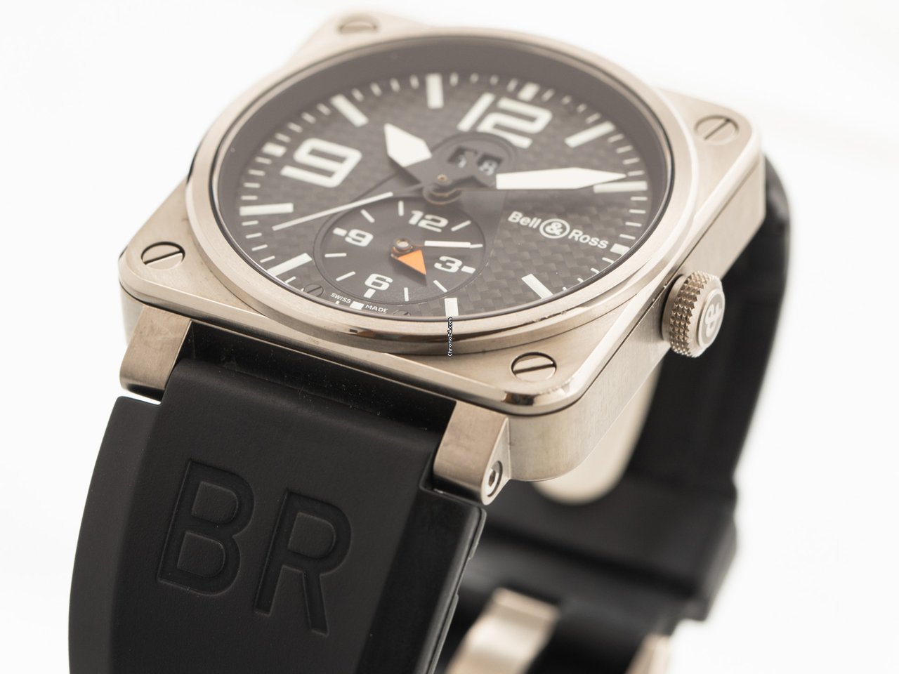 IMG_9081 Bell & Ross BR 03-51 GMT Mens watch Unisex Automatic Titanium BR03.51GMT Replica 4