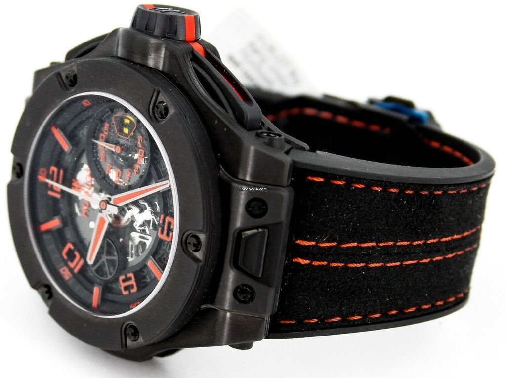IMG_9081 Hublot Big Bang Ferrari Mens watch Unisex Automatic Carbon 402.Q0.0113.WR Replica 4
