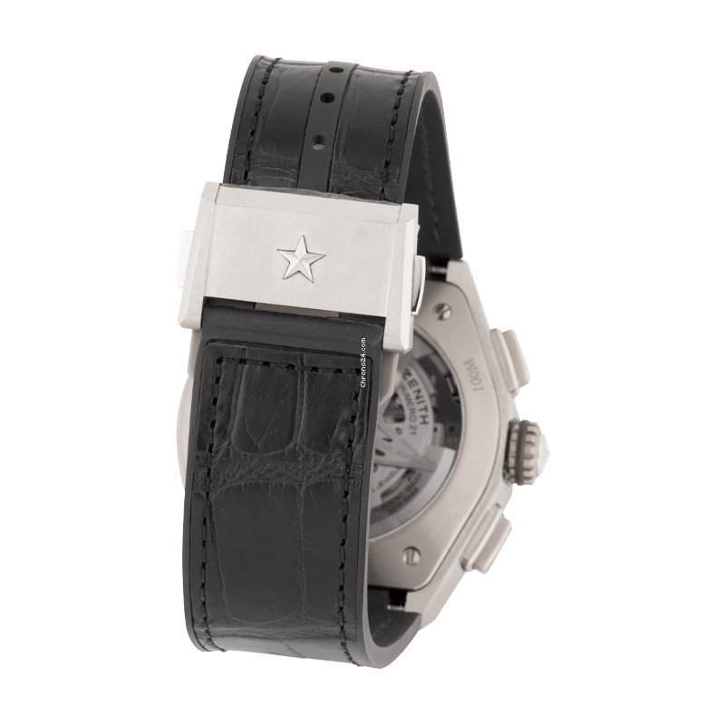 IMG_9081 Zenith Defy El Primero Mens watch Unisex Automatic Titanium 95.9000.9004 78.R582 Replica 4