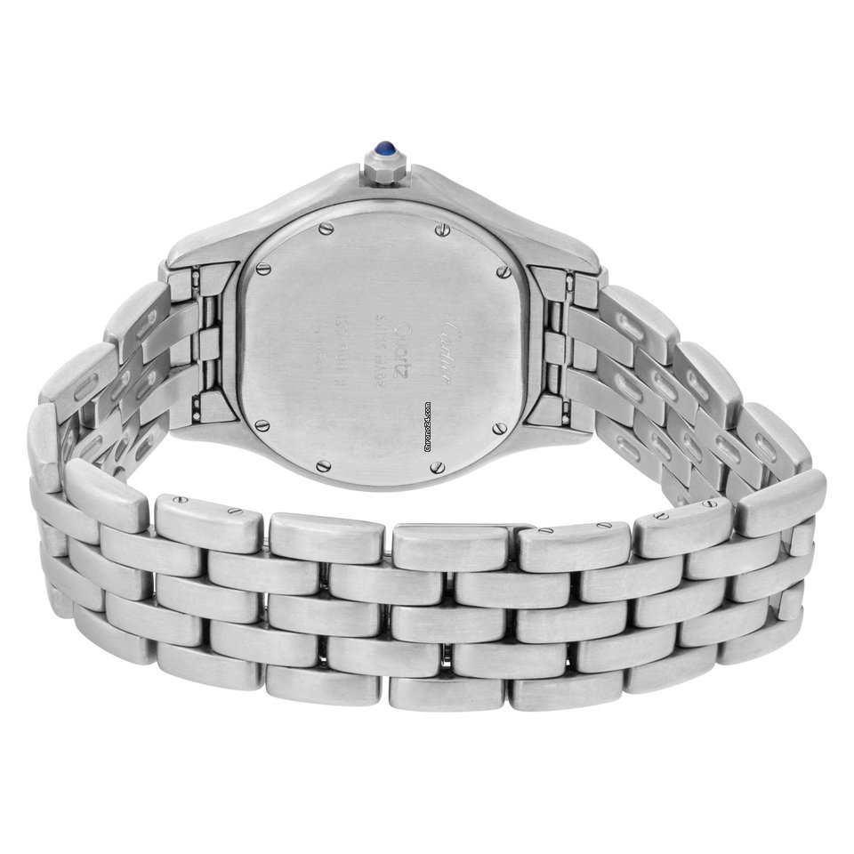 IMG_9081 Cartier Cougar Womens watch Quartz Steel W35002F5 Replica 4
