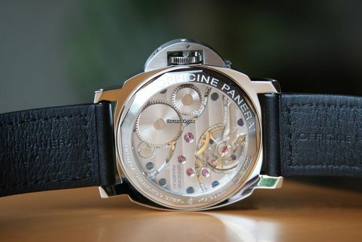 IMG_9081 Panerai Luminor Base Manual winding Steel PAM 114 Replica 4