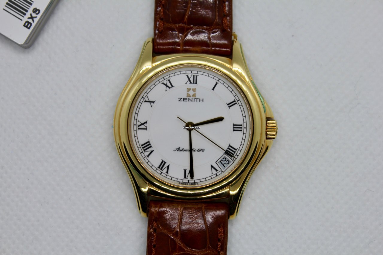 IMG_9081 Zenith Mens watch Unisex Automatic Yellow gold 90 .0086.670 Replica 4