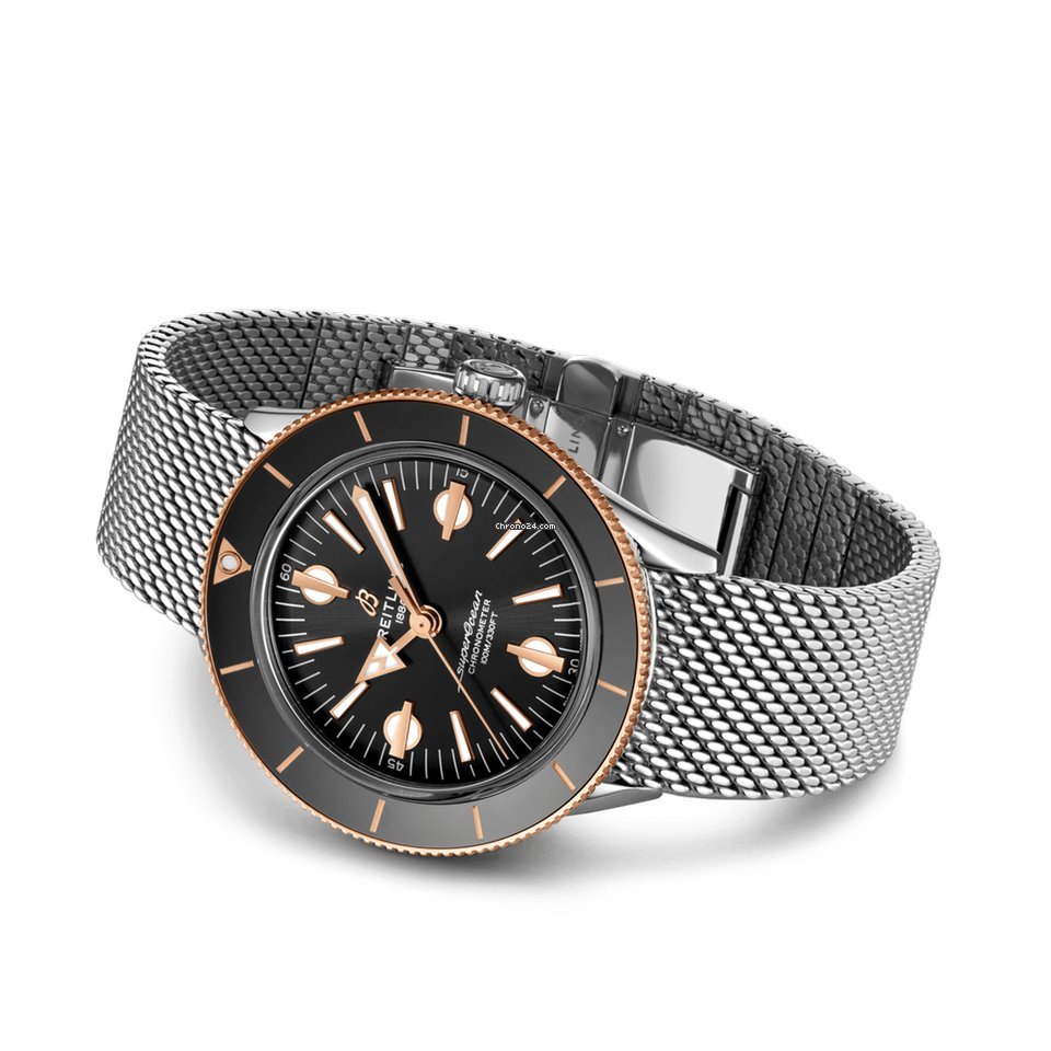 IMG_9081 Breitling Superocean Heritage Mens watch Unisex Automatic Gold Steel U10370121B1A1 Replica 4