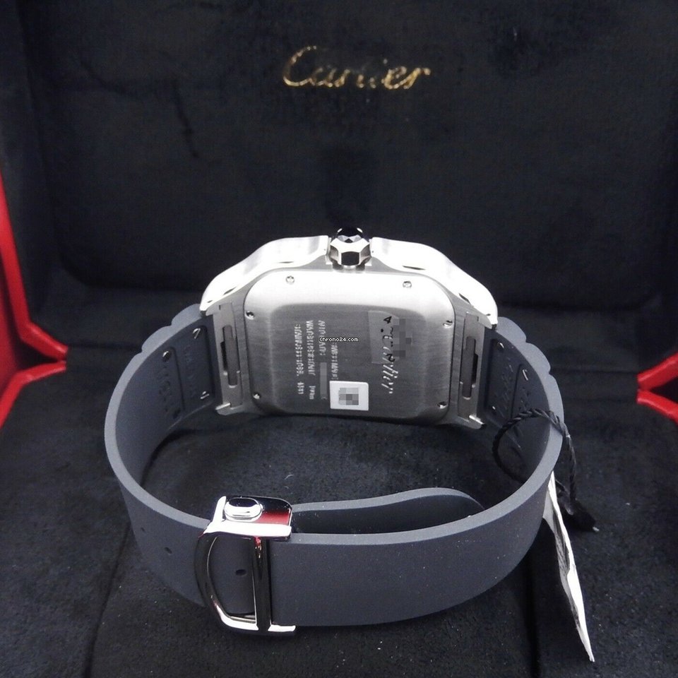 IMG_9081 Cartier Santos Mens watch Unisex Automatic Steel WSSA0017 Replica 4
