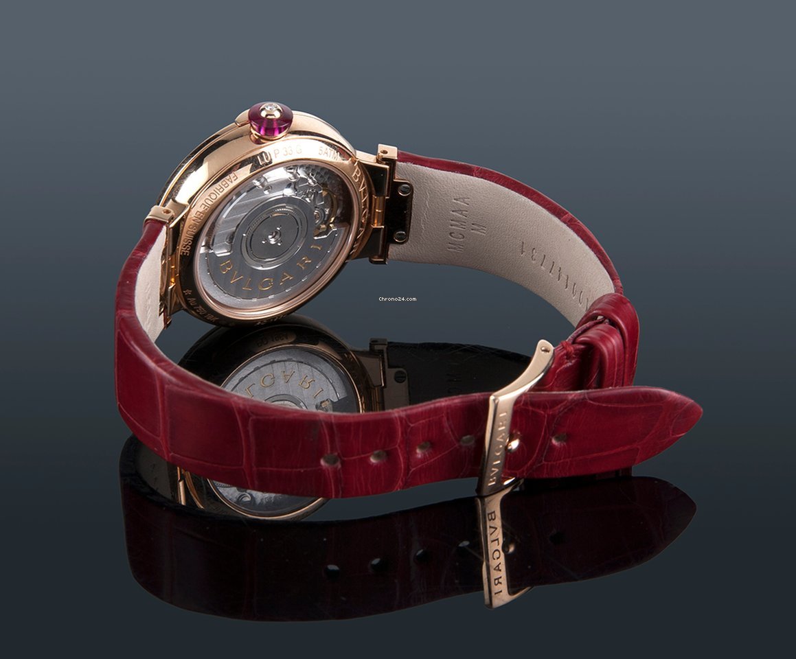 Bulgari Lucea Womens watch Automatic Rose gold LU P 33 G Replica 4