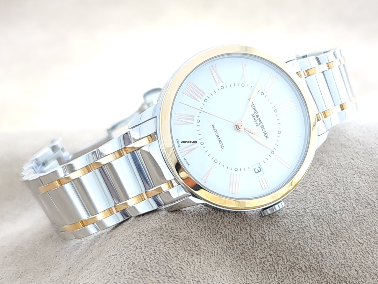Baume & Mercier Classima Womens watch Automatic Gold Steel M0A10223 Replica 4