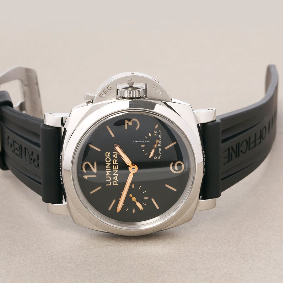IMG_9081 Panerai Luminor 1950 3 Days Power Reserve Mens watch Unisex Automatic Steel PAM00423 Replica 4