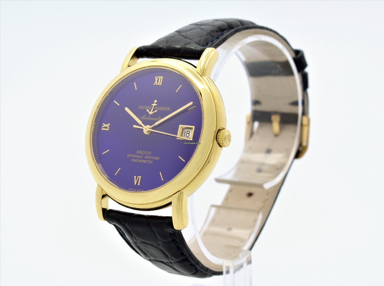 Ulysse Nardin San Marco Mens watch Unisex Automatic Yellow gold 117-22 Replica 4