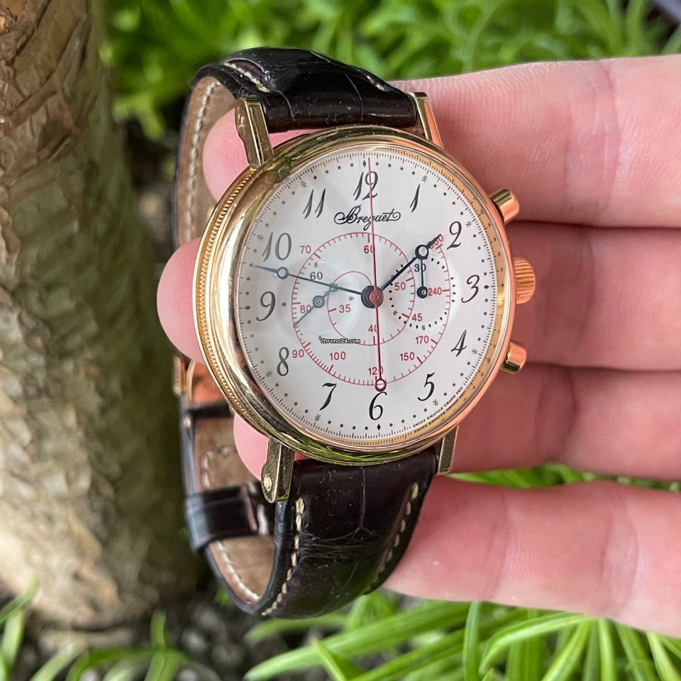 IMG_9081 Breguet Classique Mens watch Unisex Manual winding Rose gold 5247BR 12 9V6 Replica 4