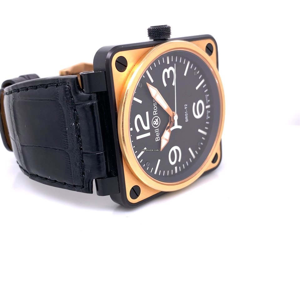 IMG_9081 Bell & Ross BR 01-92 Mens watch Unisex Automatic Rose gold BR 01-92 Replica 4