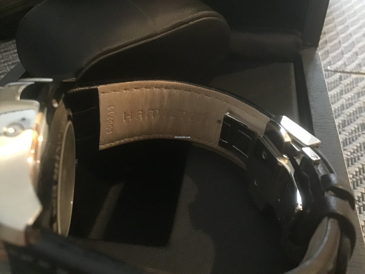 IMG_9081 Hamilton Jazzmaster Auto Chrono Mens watch Unisex Automatic Steel H326560 Replica 4