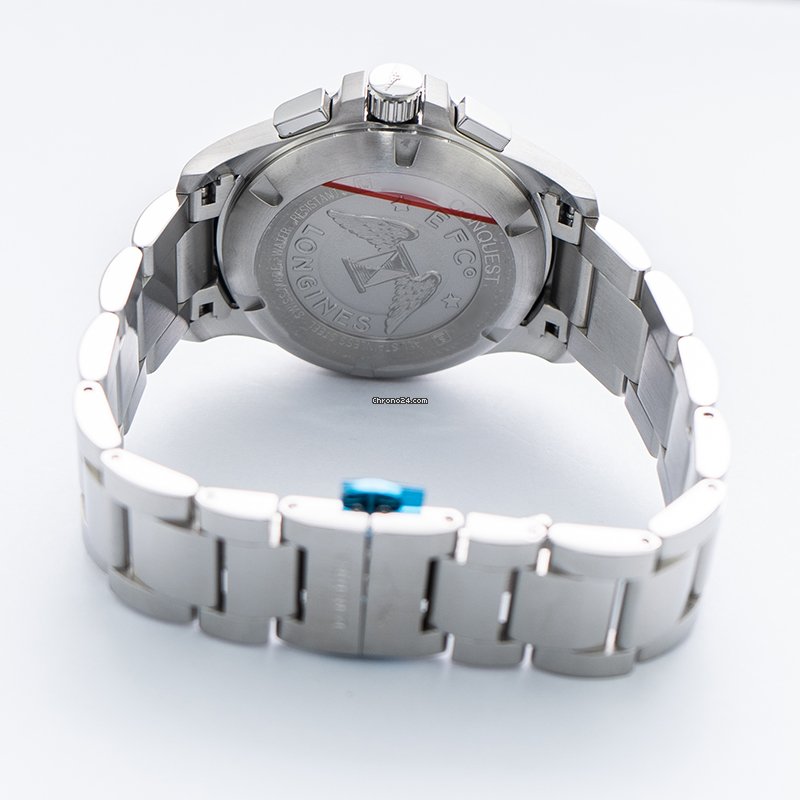 IMG_9081 Longines Conquest Mens watch Unisex Quartz Steel L37174966 Replica 4
