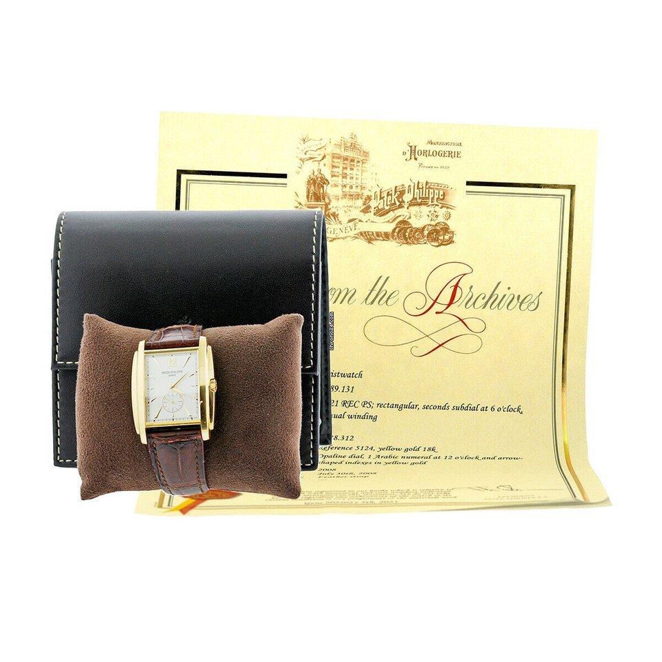 IMG_9081 Patek Philippe Gondolo Mens watch Unisex Manual winding Yellow gold 5124-J Replica 4