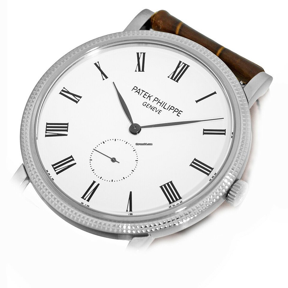 Patek Philippe Calatrava Mens watch Unisex Manual winding White gold 5119 G Replica 4