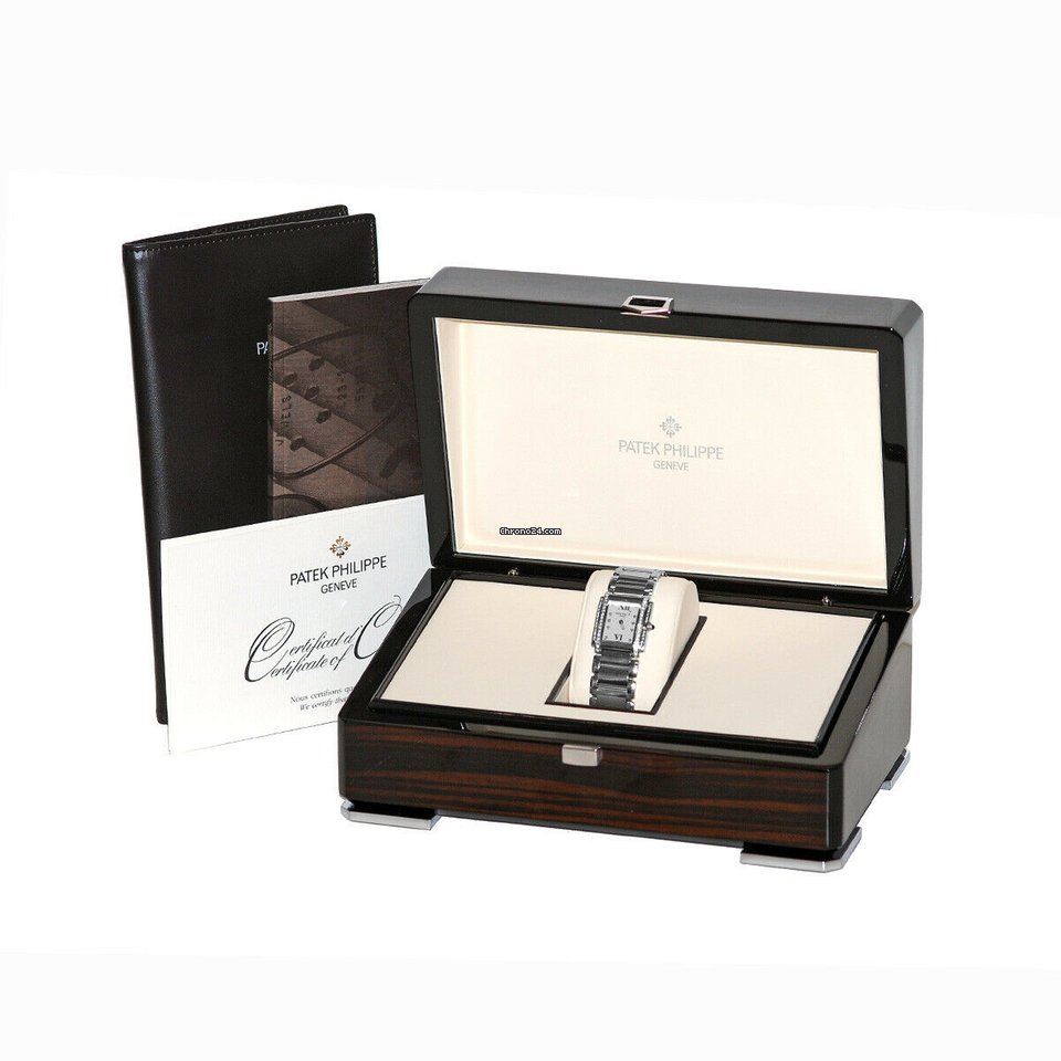 IMG_9081 Patek Philippe Twenty~4 Mens watch Unisex Quartz White gold 4910 20G-001 Replica 4