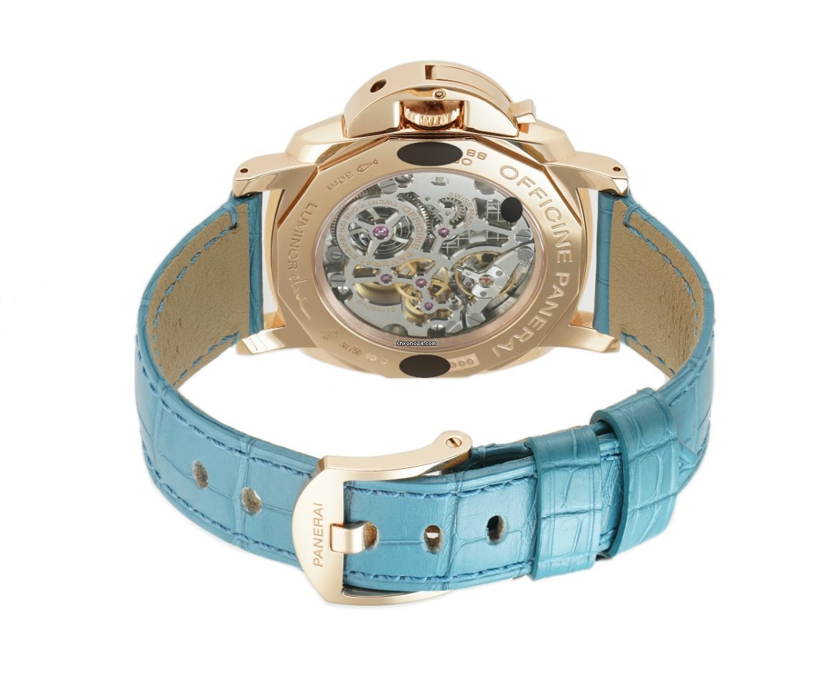 IMG_9081 Panerai Luminor Due Manual winding Rose gold PAM 00741 Replica 4