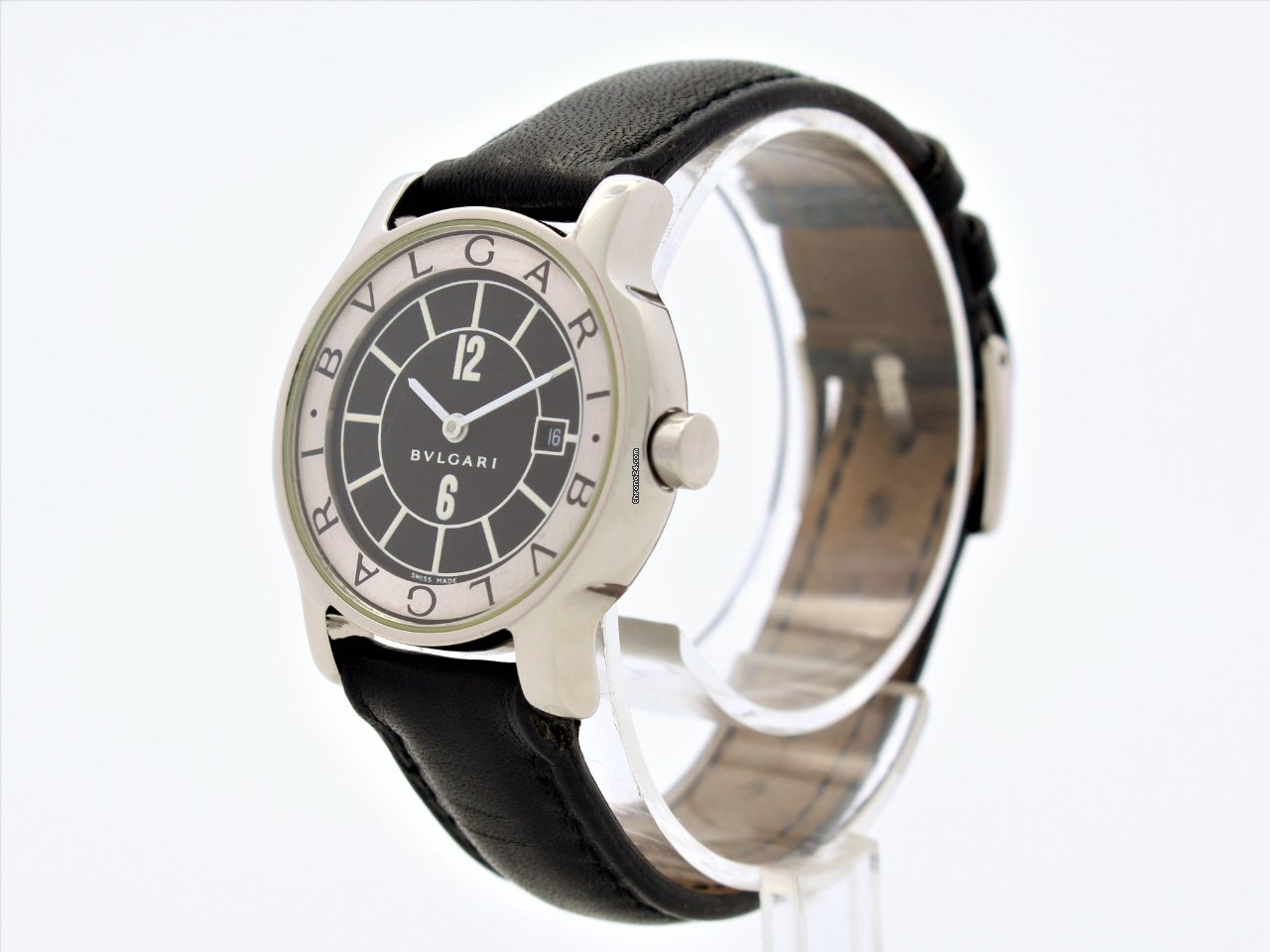 IMG_9081 Bulgari Solotempo Womens watch Quartz Steel ST 29 S Replica 4