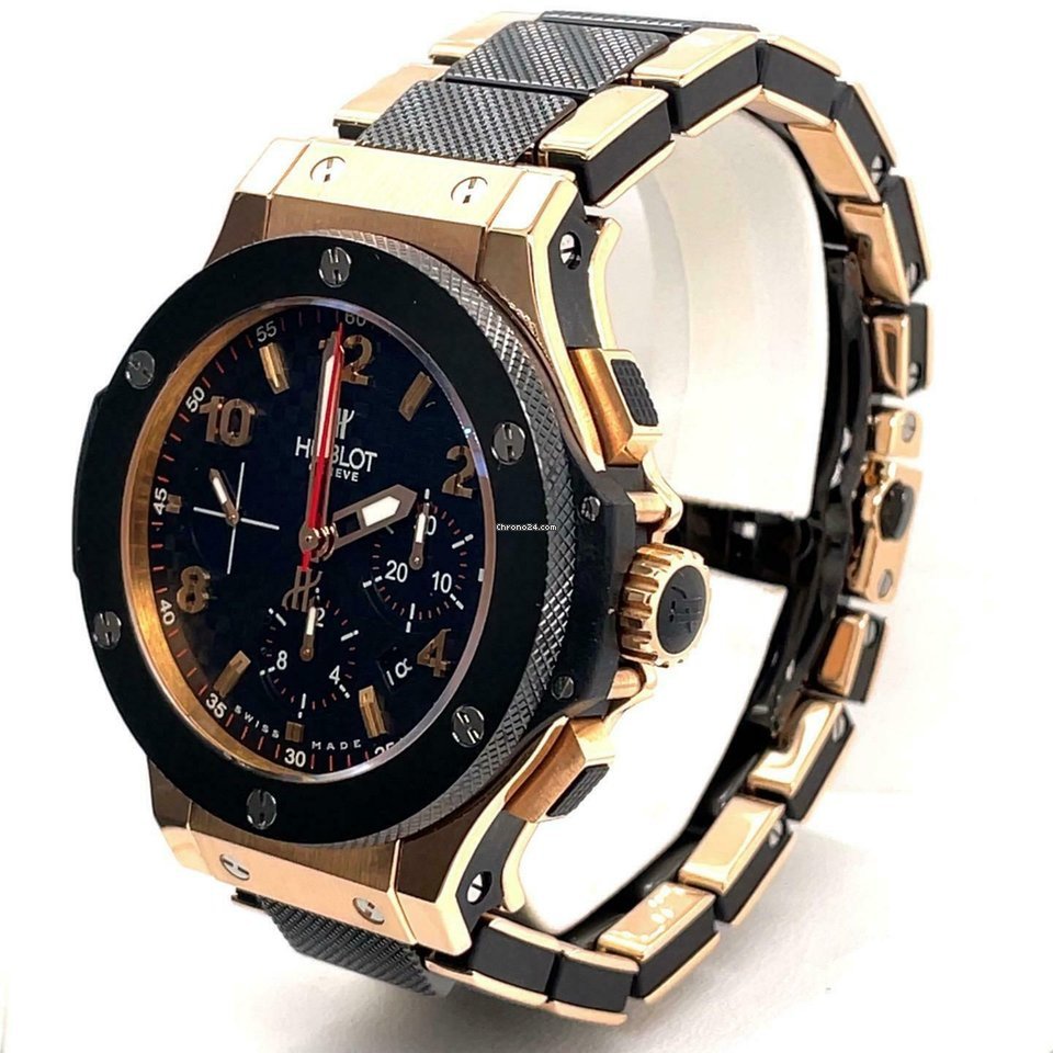 IMG_9081 Hublot Big Bang 44 mm Mens watch Unisex Automatic Rose gold 301.PB.131.PB Replica 4