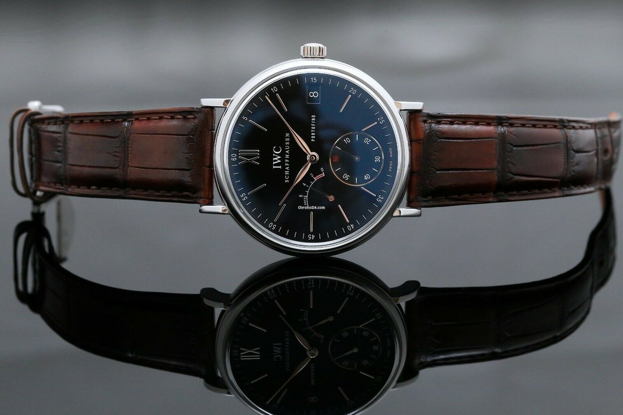 IWC Portofino Hand-Wound Mens watch Unisex Manual winding Steel IW510102 Replica 4