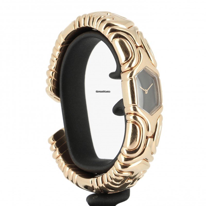 IMG_9081 Bulgari Parentesi Womens watch Quartz Yellow gold BJ02 Replica 4