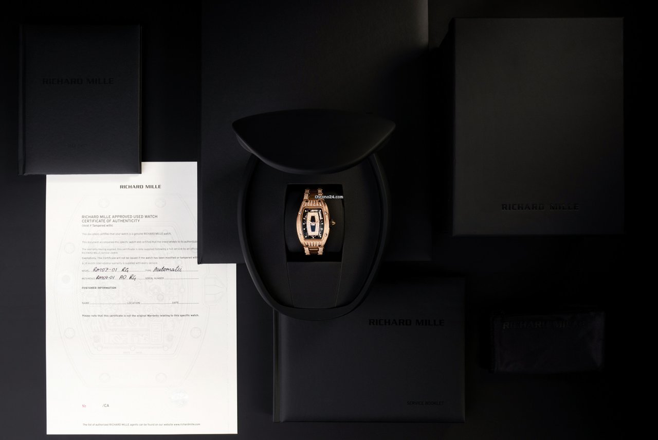 IMG_9081 Richard Mille RM 07 Womens watch Automatic Red gold RM 07-01 Replica 4