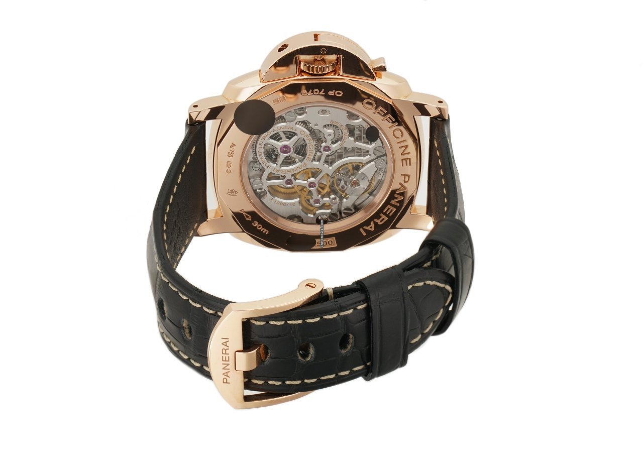 IMG_9081 Panerai Luminor Due Manual winding Rose gold PAM 00677 Replica 4