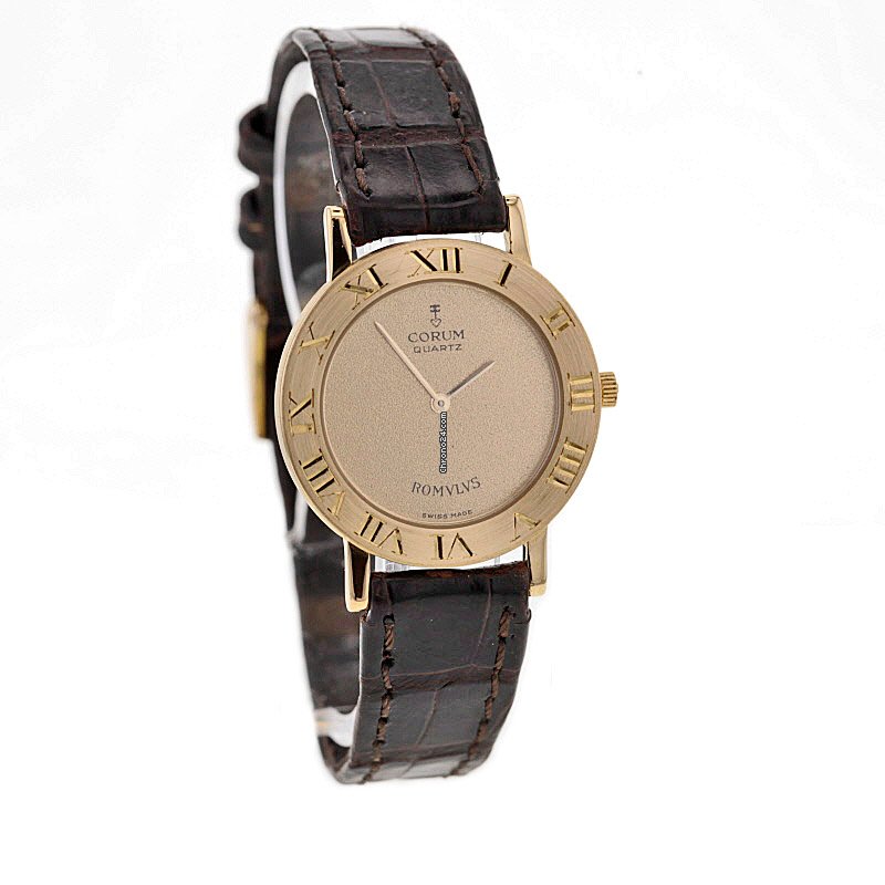 Corum Romvlvs Womens watch Quartz Yellow gold 5020156 Replica 4