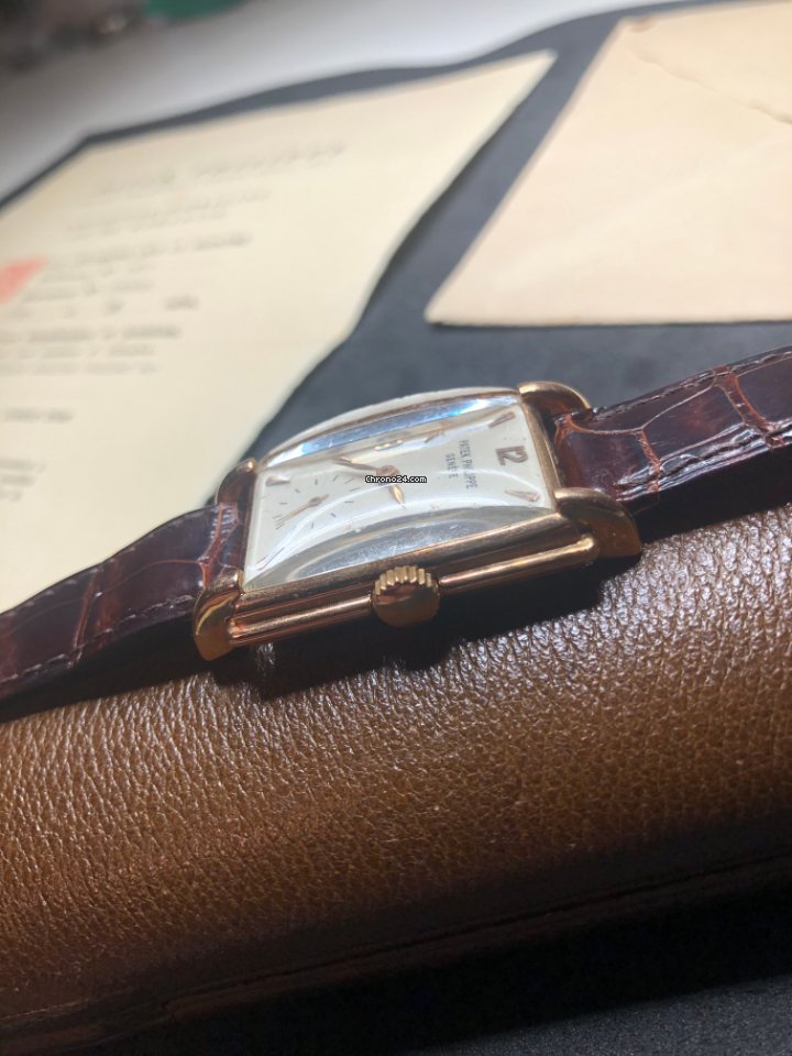 Patek Philippe Gondolo Mens watch Unisex Manual winding Rose gold 2477 Replica 4