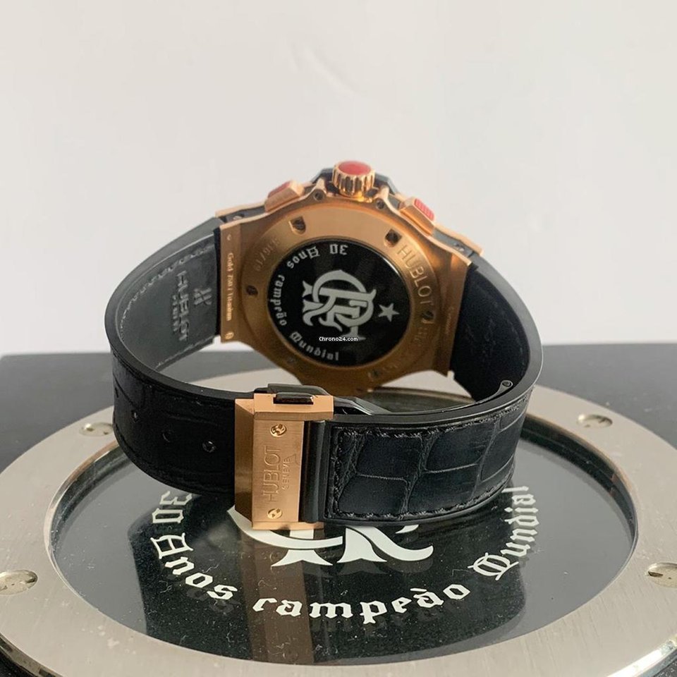 IMG_9081 Hublot Big Bang 44 mm Mens watch Unisex Automatic Rose gold 318.PX.1123.RX.FLM11 Replica 4