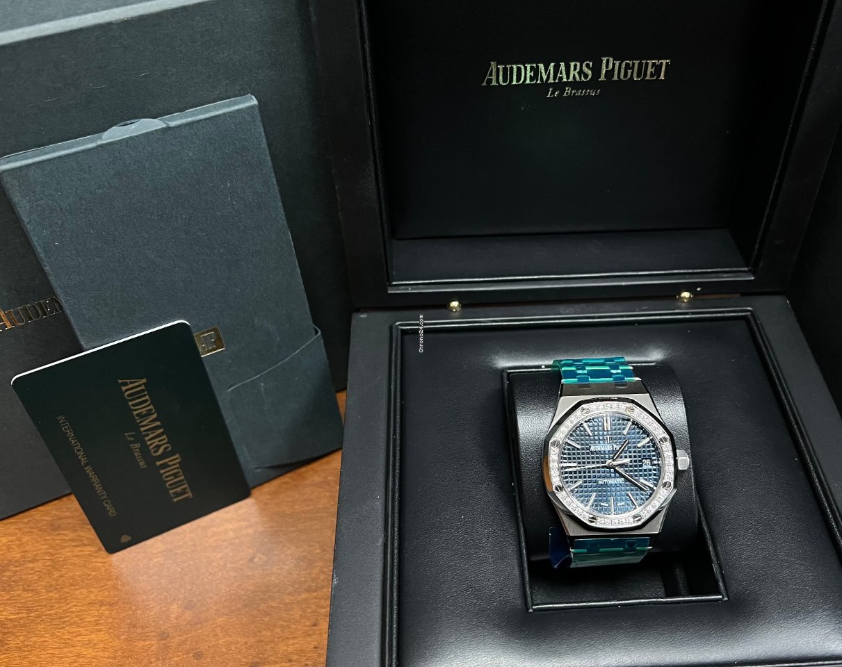 Audemars Piguet Royal Oak Lady Womens watch Automatic Steel 15451ST.ZZ.1256ST.03 Replica 4