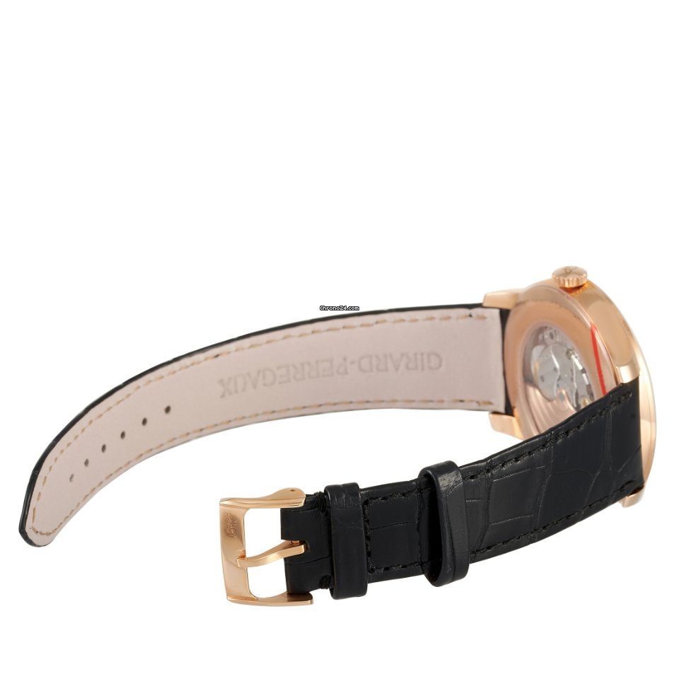 IMG_9081 Girard Perregaux 1966 Mens watch Unisex Automatic Rose gold 49534-52-1329SBB6A Replica 4