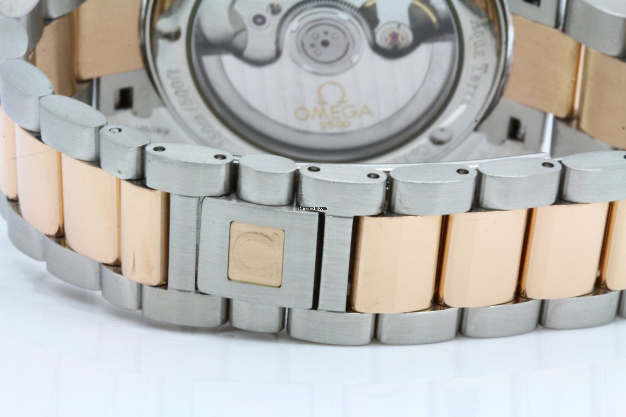 Omega Seamaster Aqua Terra Mens watch Unisex Automatic Gold Steel 2304.30.00 Replica 4