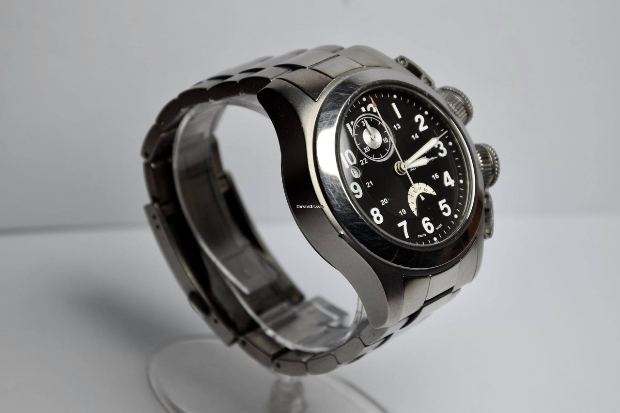 IMG_9081 Hamilton Khaki Navy Frogman Mens watch Unisex Automatic Titanium H777160 Replica 4