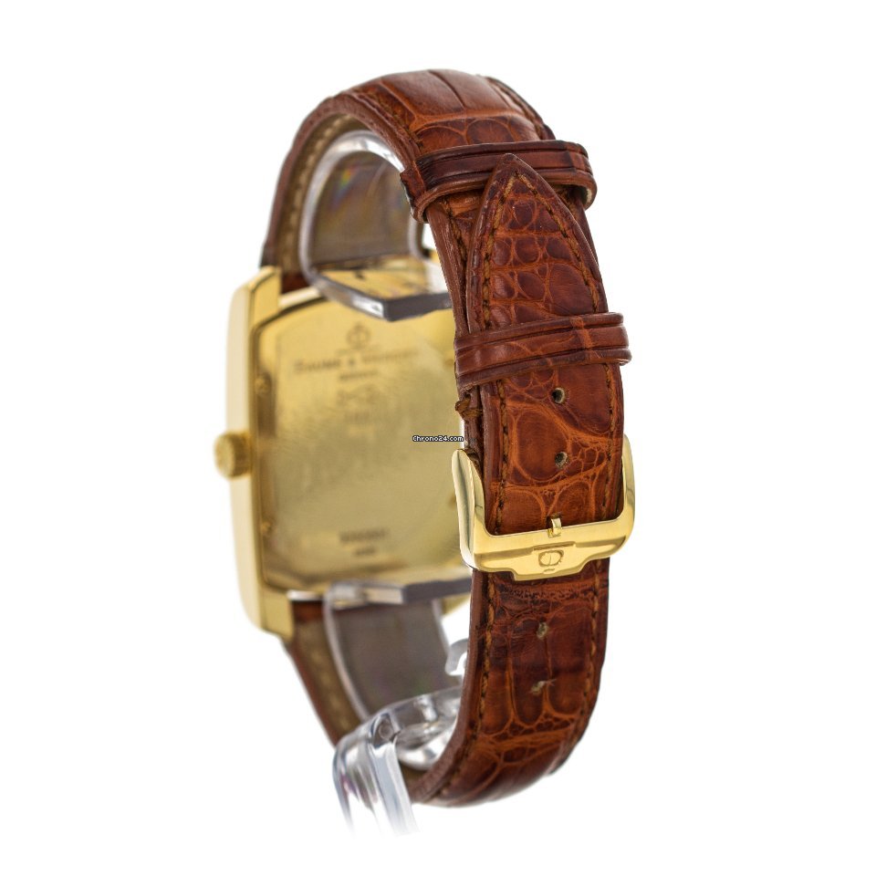 IMG_9081 Baume & Mercier Hampton Mens watch Unisex Automatic Yellow gold 65302 Replica 4