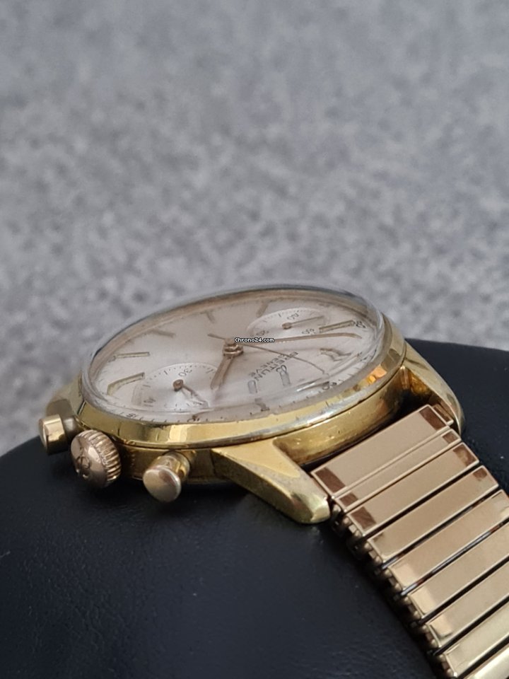 Breitling Mens watch Unisex Manual winding Gold Steel 1191 Replica 4