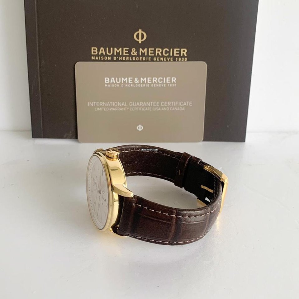 IMG_9081 Baume & Mercier Classima Mens watch Unisex Automatic Yellow gold 65630 Replica 4