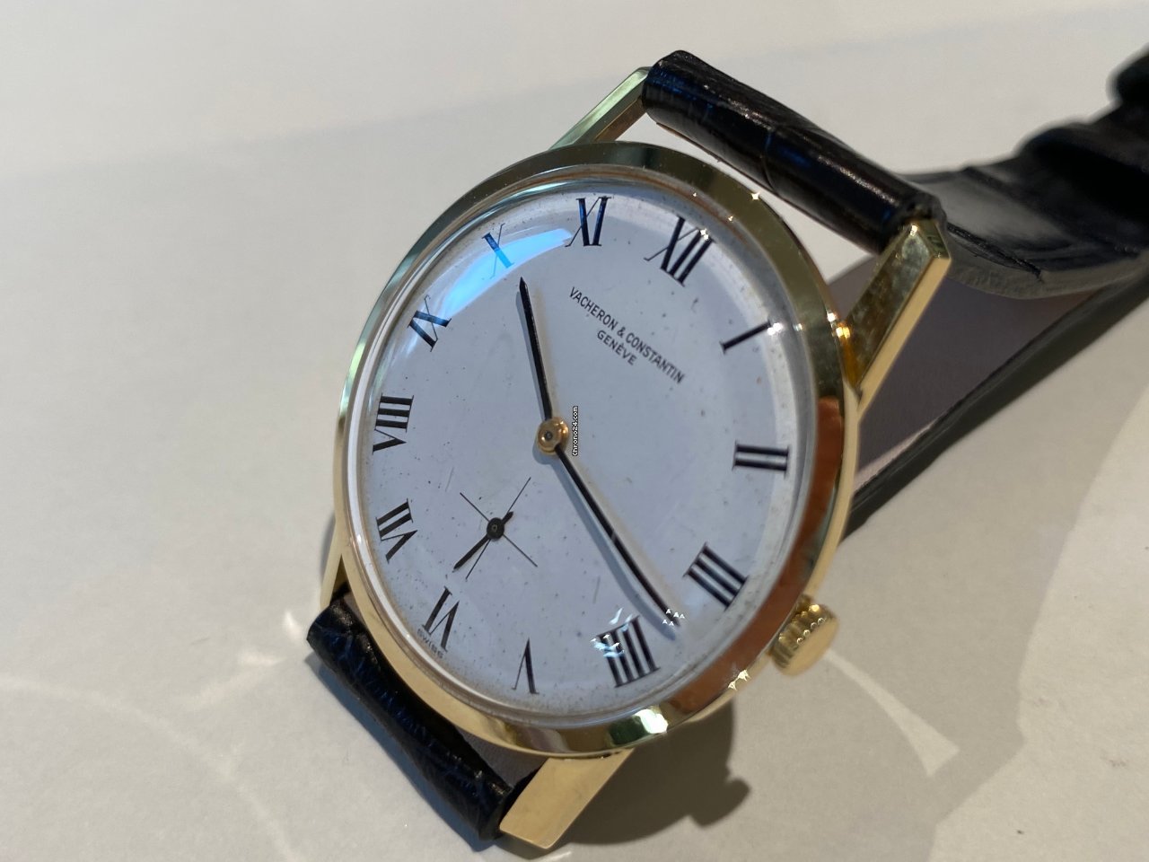 IMG_9081 Vacheron Constantin Mens watch Unisex Manual winding Yellow gold 6413 Replica 4