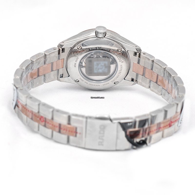 IMG_9081 Rado HyperChrome Diamonds Womens watch Automatic Steel R32087902 Replica 4