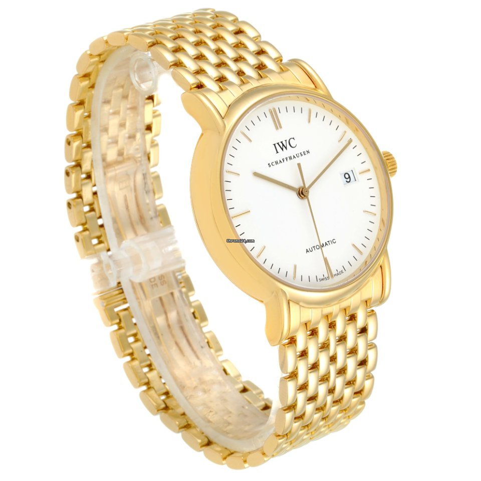 IMG_9081 IWC Portofino Mens watch Unisex Automatic Yellow gold IW925101 Replica 4