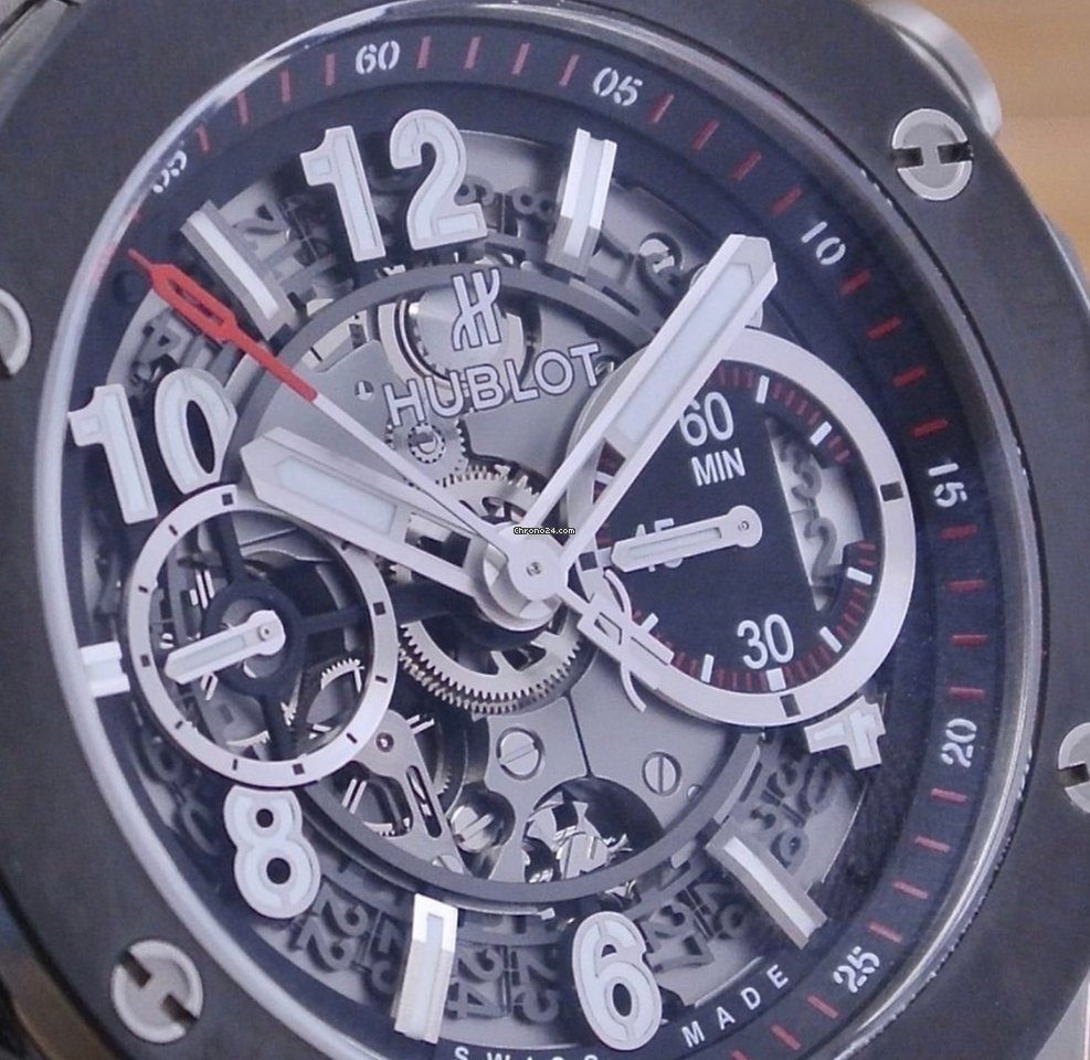 IMG_9081 Hublot Big Bang Unico Mens watch Unisex Automatic Titanium 411.NM.1170.RX Replica 4
