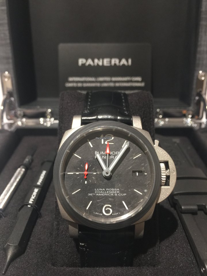 IMG_9081 Panerai Mens watch Unisex Automatic Titanium Pam01096 Replica 4