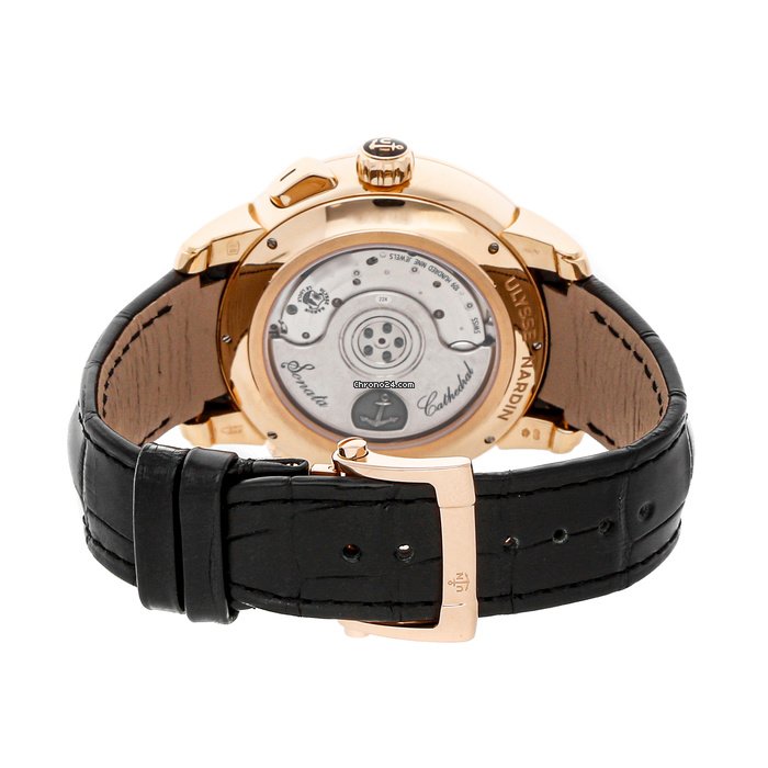 Ulysse Nardin Mens watch Unisex Automatic Rose gold 672-05 92 Replica 4