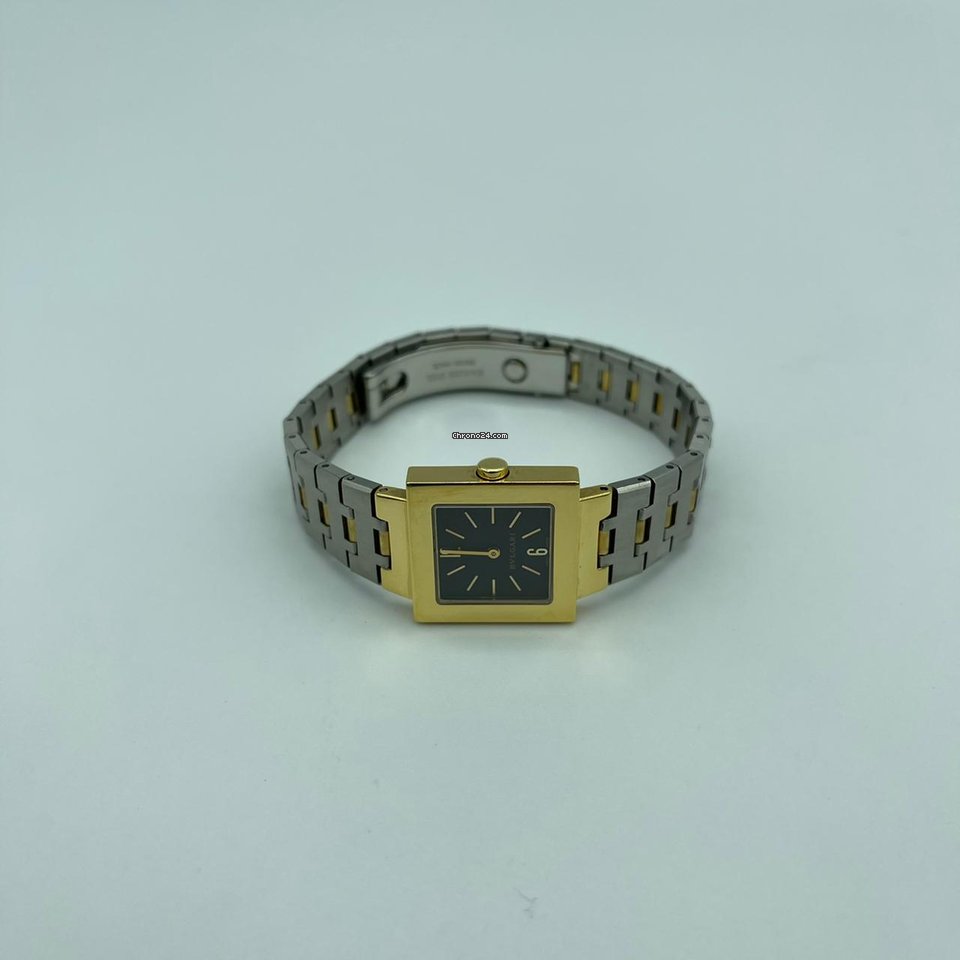 Bulgari Quadrato Womens watch Quartz Yellow gold SQ22G Replica 4