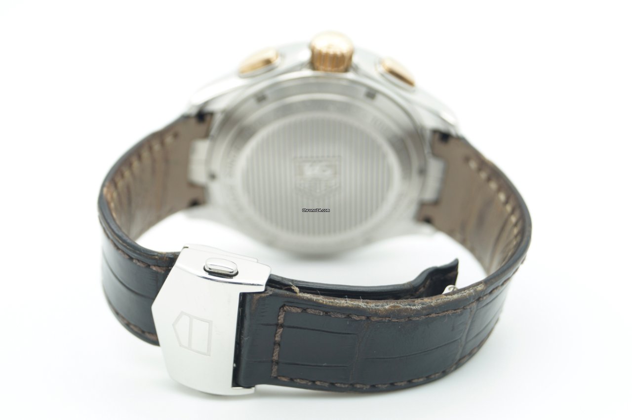 IMG_9081 TAG Heuer Link Calibre 16 Mens watch Unisex Automatic Gold Steel CAT2050.FC6322 Replica 4