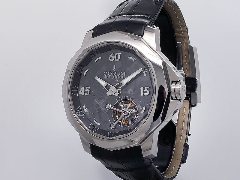 IMG_9081 Corum Admirals Cup Mens watch Unisex Manual winding Titanium 010.102.04 0001 AO15 Replica 4