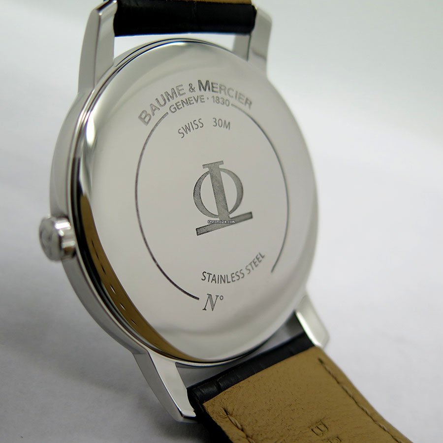 Baume & Mercier Classima Mens watch Unisex Quartz Steel 65493 Replica 4