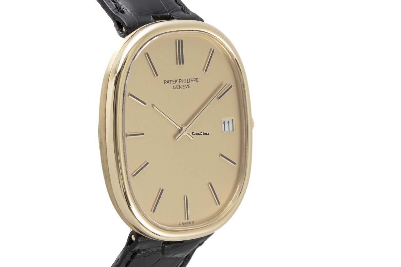 IMG_9081 Patek Philippe Golden Ellipse Mens watch Unisex Automatic Yellow gold 3605 1 Replica 4