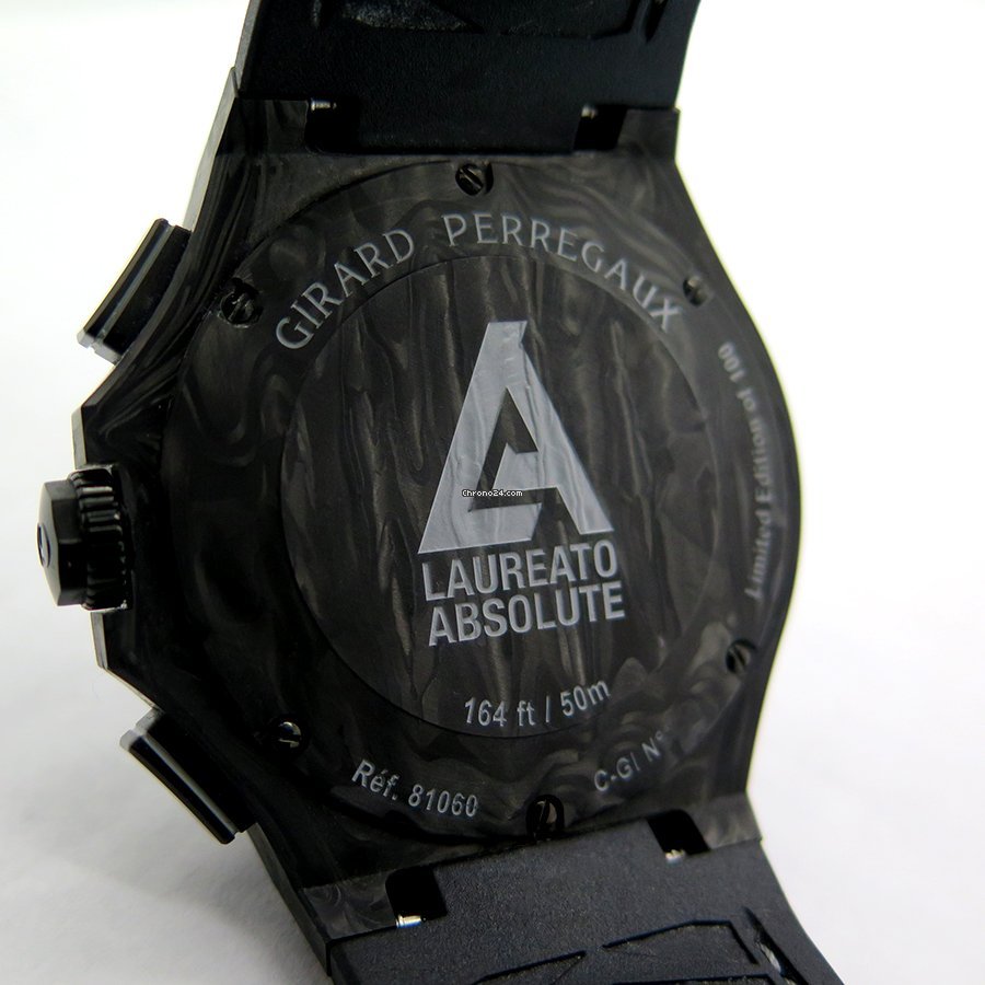 IMG_9081 Girard Perregaux Laureato Mens watch Unisex Automatic Carbon 81060-36-693-FH6A Replica 4